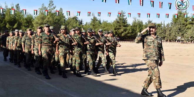 وحدات الجيش والقوات المسلحة تحتفل في ذكرى حرب تشرين التحريرية