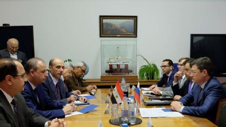 وزيرا الطاقة الروسي والسوري يتفقان على تسريع تهيئة محطات توليد الطاقة في سورية