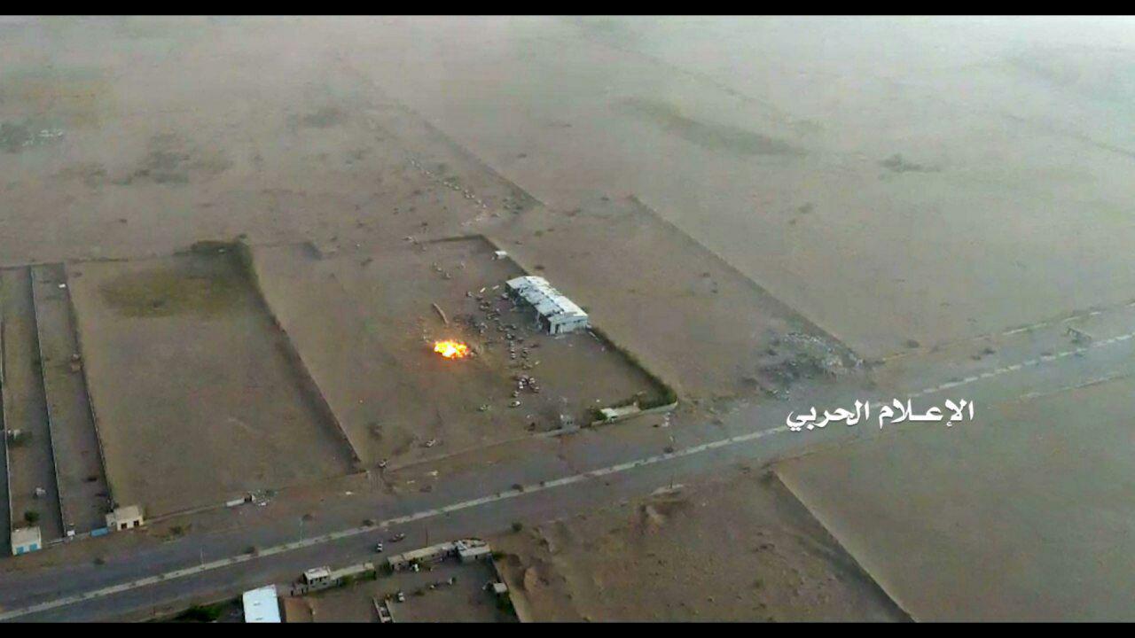 اليمن..استهداف مرتزقة العدوان السعودي بصاروخ (بدر1-بي)