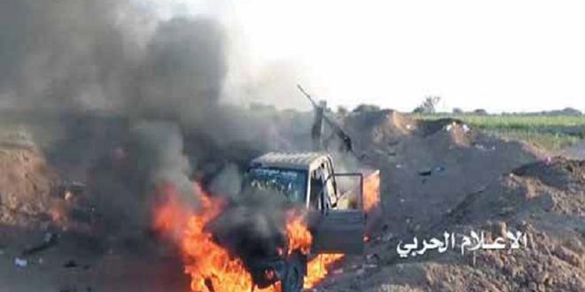 الجيش اليمني يستهدف مرتزقة العدوان السعودي بعمليات هجومية