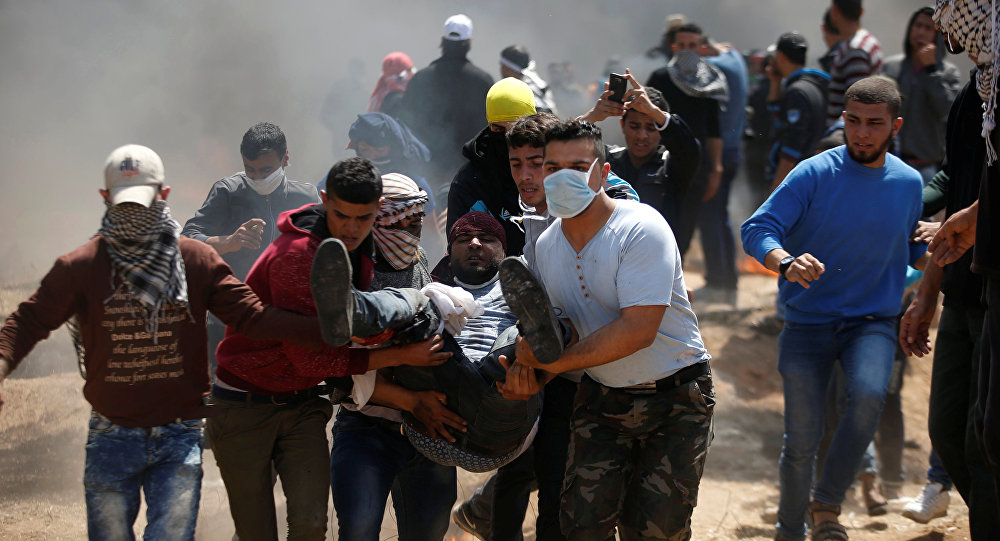 إصابة ثلاثة فلسطينيين بنيران قوات الاحتلال الاسرائيلي بالضفة الغربية