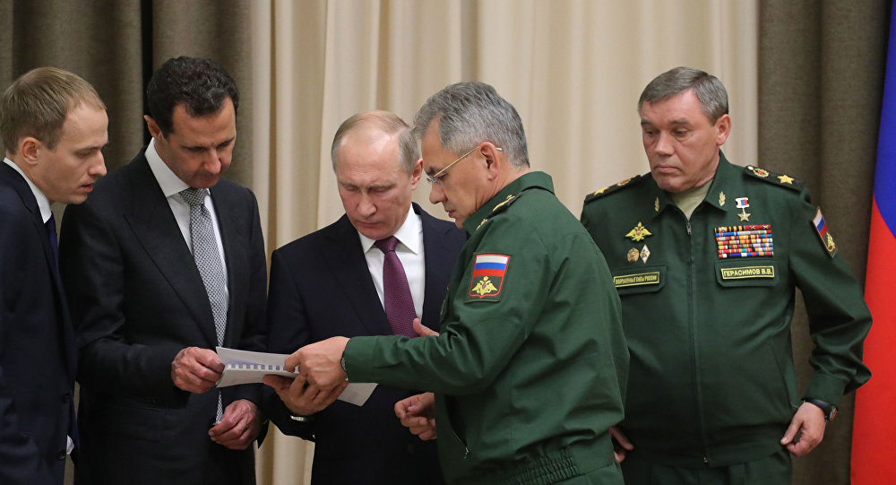 شويغو يبلغ أعضاء مجلس الأمن القومي الروسي حول تقدم عملية سحب القوات من سورية