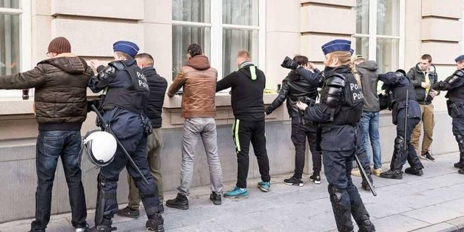 السلطات البلجيكية تعتقل 400 متظاهر في بروكسل
