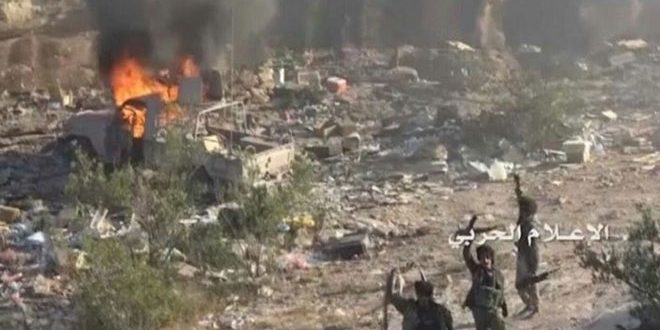 عمليات الجيش اليمني تكبد تحالف العدوان أكثر من 125 قتيلا وجريحا