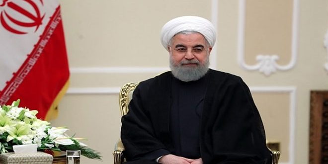 روحاني يجدد التأكيد على دعم بلاده لحقوق الشعب الفلسطيني المشروعة
