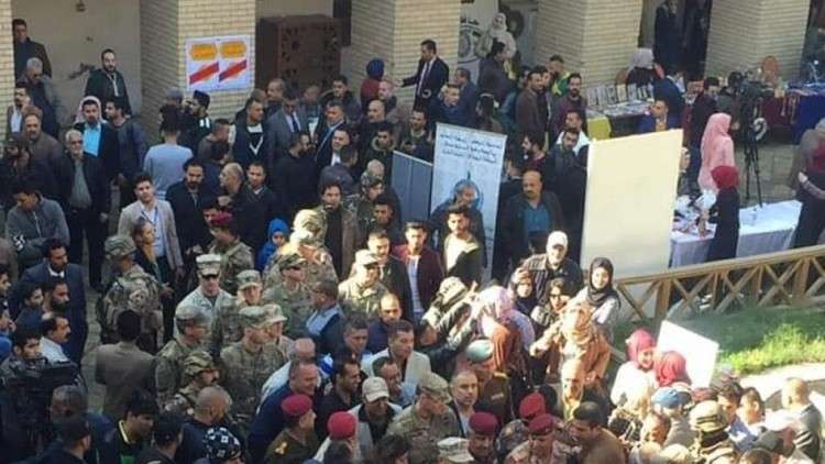 جنود أمريكيون يتجولون في أعرق شوارع بغداد والشرطة توضح