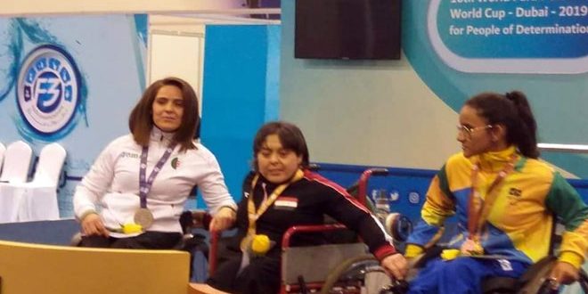 ذهبية لسورية في بطولة فزاع الدولية للرياضات الخاصة