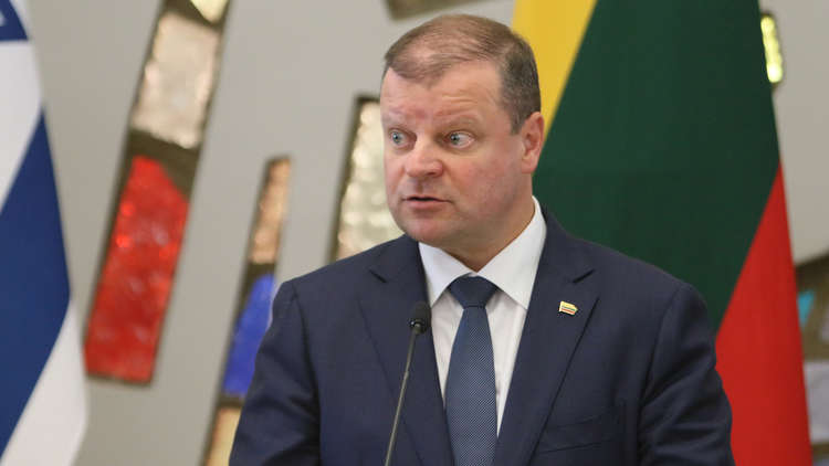 رئيس وزراء ليتوانيا يتعهد بنقل سفارة بلاده من تل أبيب للقدس إذا فاز بالرئاسة