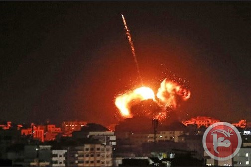 طائرات الاحتلال الإسرائيلي تشن غارات على قطاع غزة