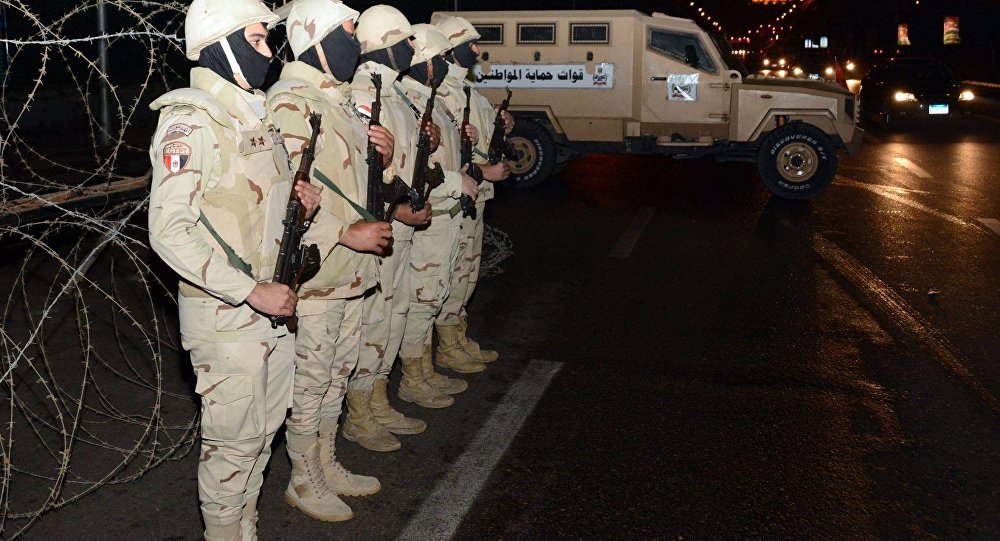استشهاد ضابط مصري و5 آخرين في انفجار عبوة ناسفة في سيناء