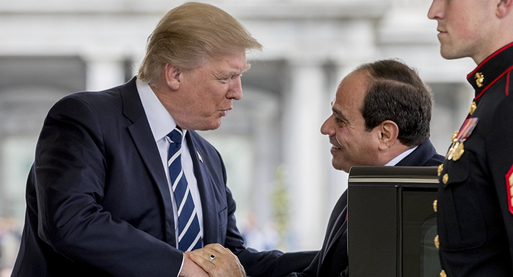 ترامب يؤكد تضامنه الكامل مع مصر