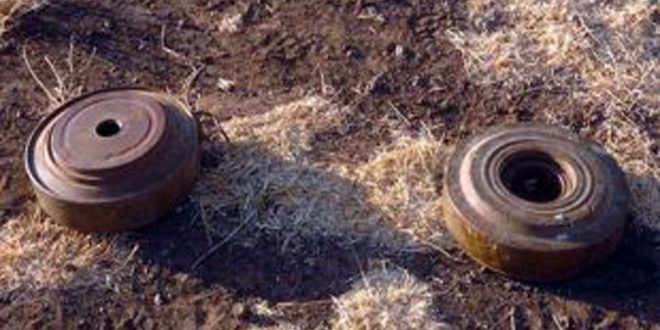 إصابة 3 أطفال جراء انفجار لغم أرضي من مخلفات إرهابيي “النصرة” بريف القنيطرة