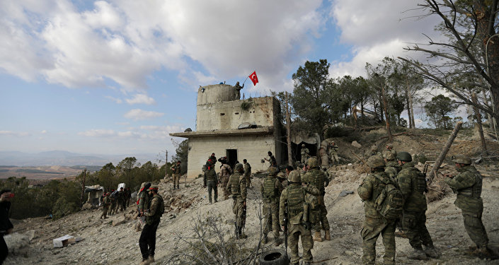 الجيش التركي يسيطر على قريتين غربي عفرين