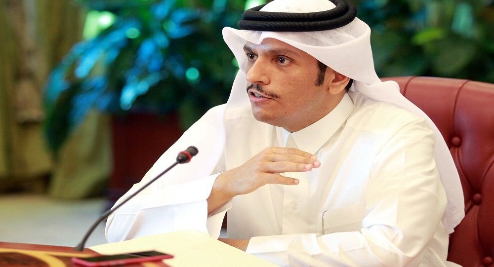 وزير خارجية قطر يبحث مع مندوبي روسيا والصين لدى الأمم المتحدة تبعات الأزمة الخليجة