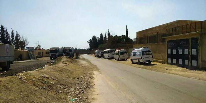 تهدئة جديدة لإفساح المجال لخروج المدنيين من الغوطة عبر الممر الآمن المحدد في مخيم الوافدين