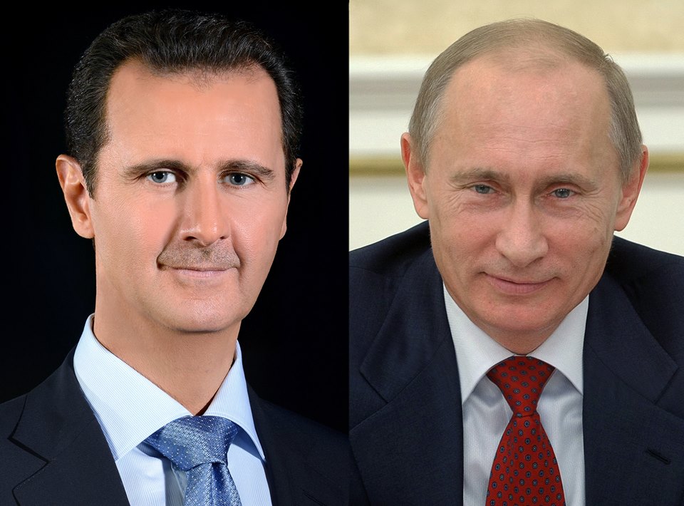 الرئيس الأسد للرئيس بوتين بمناسبة فوزه بالانتخابات الرئاسية: الاتحاد الروسي بقيادتكم وقف ضد الإرهاب قولاً وفعلاً