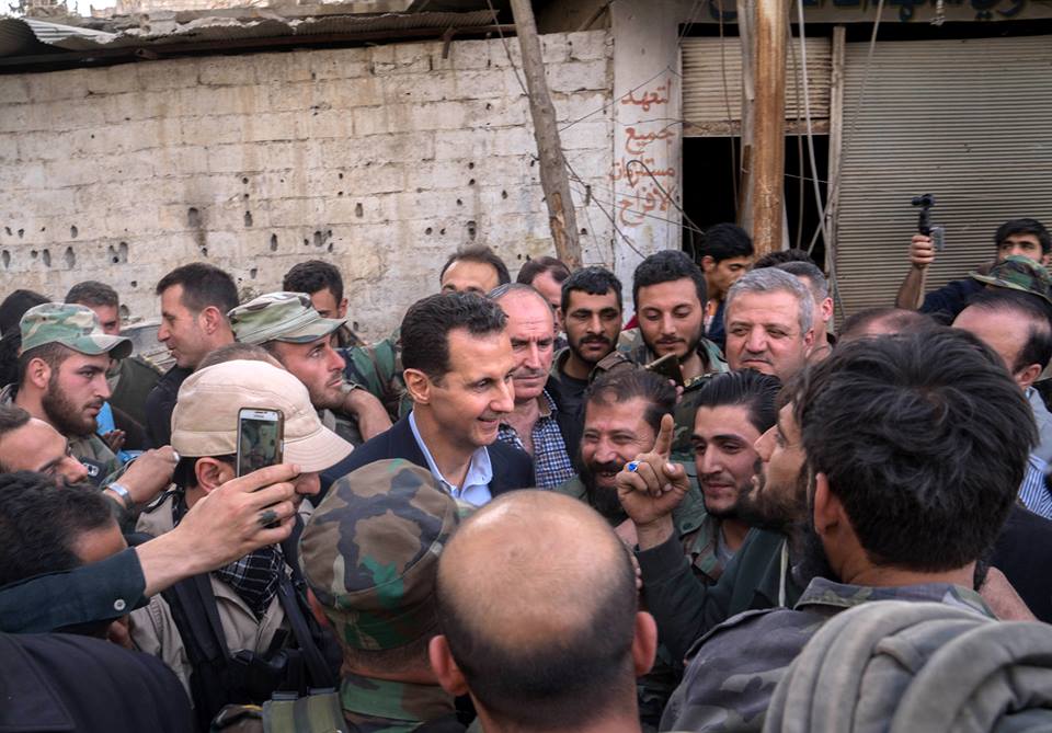 دلالات ومعاني زيارة الرئيس الأسد إلى خطوط النار في الغوطة الشرقية