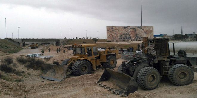 وحدات من الجيش تجهّز ممرا جديدا لإخراج المسلحين وعائلاتهم من جوبر وزملكا وعربين وعين ترما