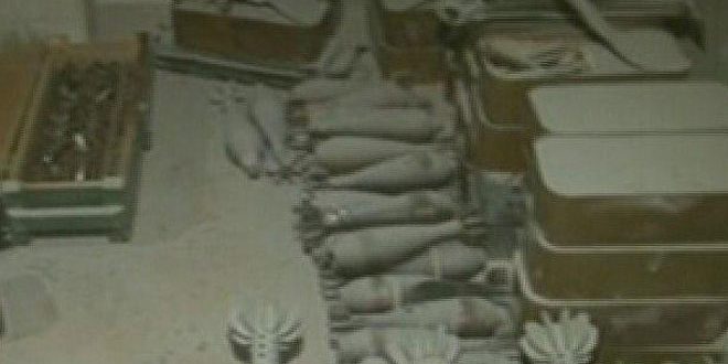 الجيش يعثر على شبكة أنفاق وأسلحة إسرائيلية من مخلفات الإرهابيين في حرستا