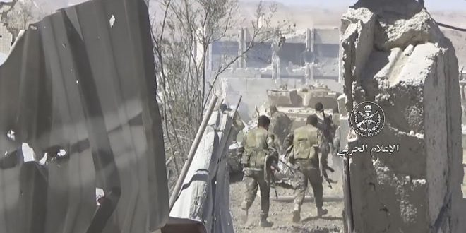 الجيش يفرض سيطرته على كامل بلدة الريحان شمال شرق دوما بعد القضاء على أعداد من إرهابيي "جيش الإسلام"