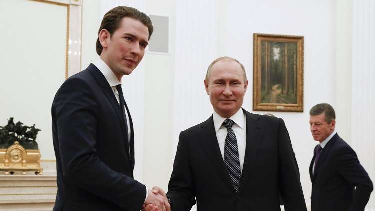 بوتين وكورتز مستعدان للمساهمة في استئناف المفاوضات السورية برعاية أممية