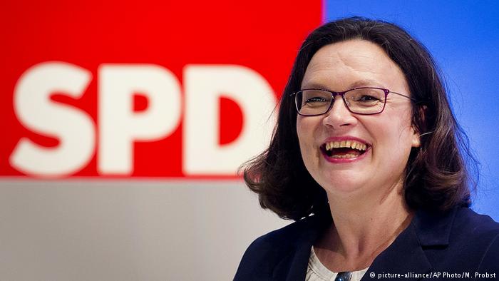 الاشتراكي الديمقراطي الألماني ينتخب أول امرأة رئيسةً للحزب في تاريخه