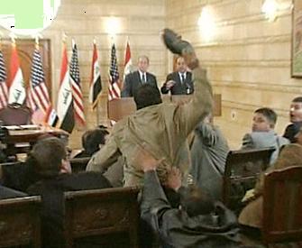 راشق بوش بالحذاء يترشح للانتخابات في العراق