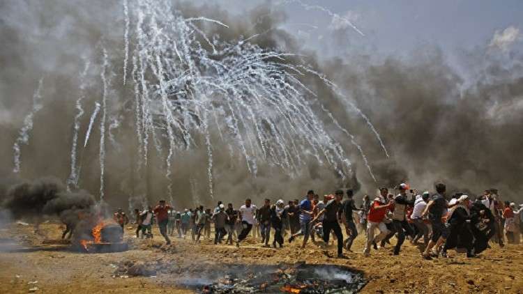 روسيا قلقة من تصاعد العنف في غزة وتدعو لاحترام حق التظاهر السلمي للفلسطينيين
