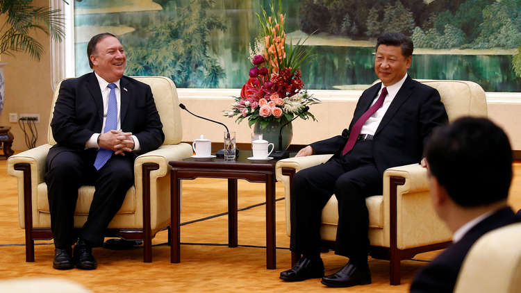 الخارجية الأمريكية: بومبيو جدد لبكين رفضنا لعسكرة بحر الصين الجنوبي