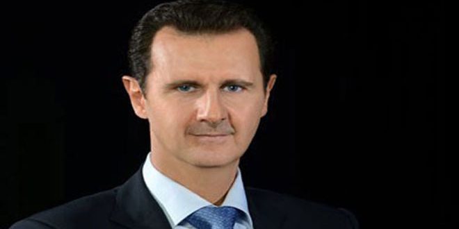 الرئيس الأسد يتلقى عددا من برقيات التهنئة بمناسبة حلول عيد الفطر المبارك