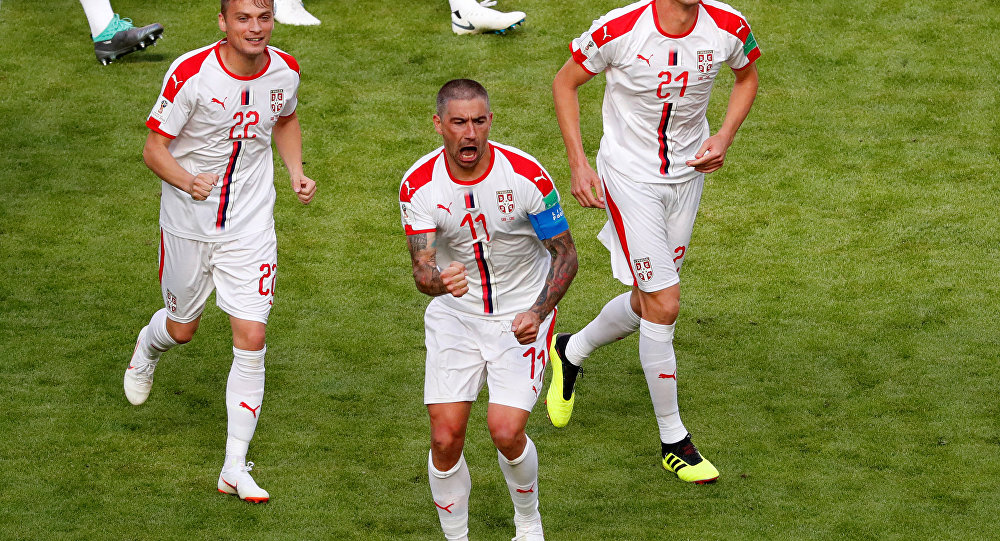 صربيا تقتنص فوزاً ثمينا ً بتغلبها على كوستاريكا بهدف مقابل لا شي
