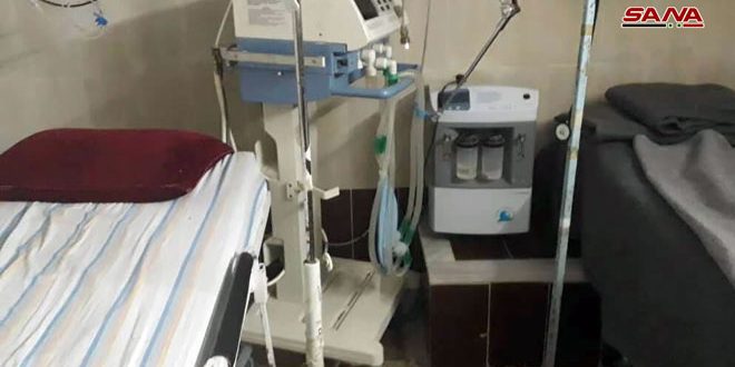 العثور على مشفى ميداني من مخلفات الإرهابيين في بلدة تلدو بريف حمص