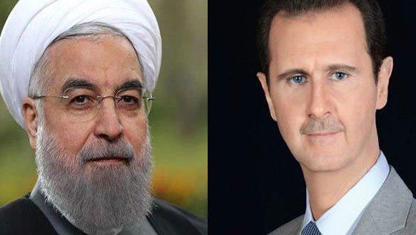 الرئيس الأسد يبرق معزيا الرئيس روحاني بضحايا الهجوم الإرهابي الجبان في الأهواز