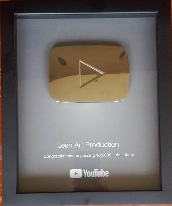 شركة يوتيوب تمنح شركة لين للإنتاج والتوزيع الفني الجائزة الفضية بعد أن زادت عدد متابعيها على شبكة الانترنت
