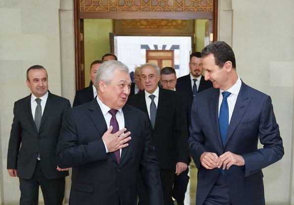 الرئيس الأسد يستقبل وفداً روسياً برئاسة المبعوث الخاص لرئيس روسيا الاتحادية ألكسندر لافرنتييف