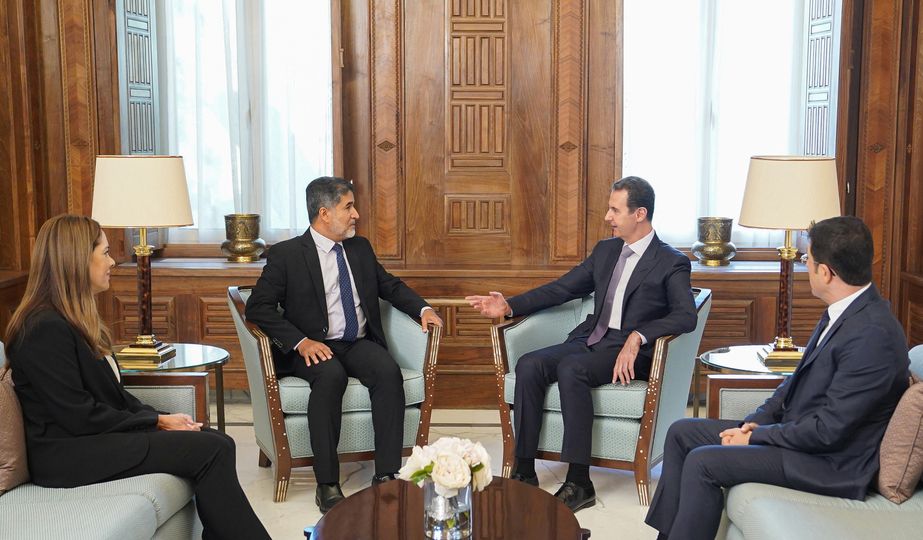 الرئيس الأسد للمنظري: وحدة المصلحة الإقليمية الصحية تقتضي العمل والتعاون بين دول الإقليم لمجابهة الأمراض