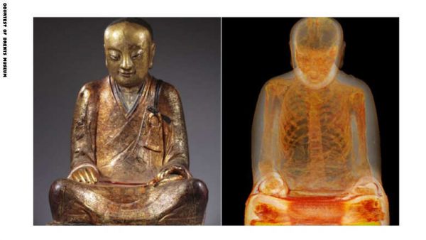 بالصورة: سر مذهل داخل تمثال بوذا
