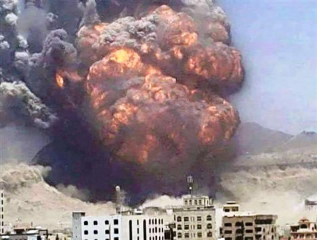 مقتل 28 شخصاً جراء غارات "التحالف" الجوية قرب صنعاء