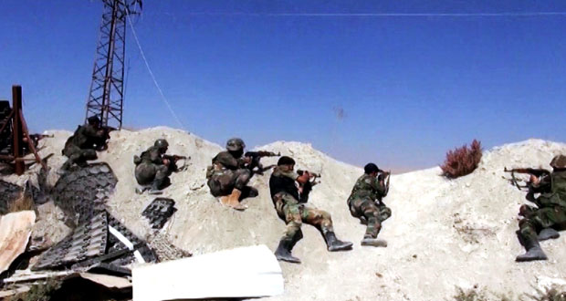 الجيش يحكم سيطرته على مدينة عدرا البلد ويقضي على أعداد من إرهابيي “داعش” في دير الزور