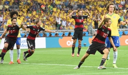بلاد الكرة تبكي تاريخها: ألمانيا تدمر البرازيل بسباعية وتحول حلمها إلى أفظع كابوس 