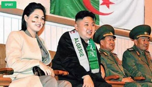 بالصورة: زعيم كوريا الشمالية يشجّع الجزائر والسبب؟