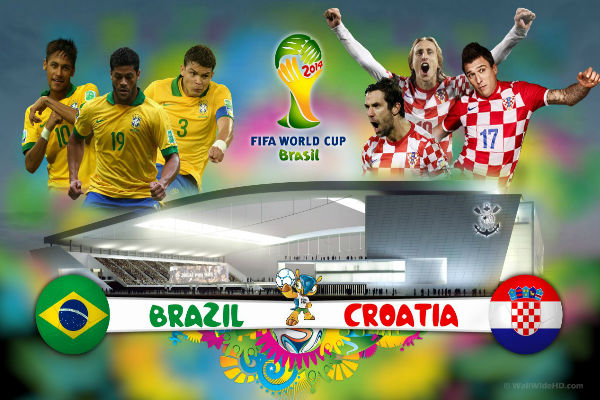 في المباراة الافتتاحية لكأس العالم 2014..البرازيل تبدأ رحلة تعويض ما فاتها قبل 64 عاماً بمواجهة كرواتيا