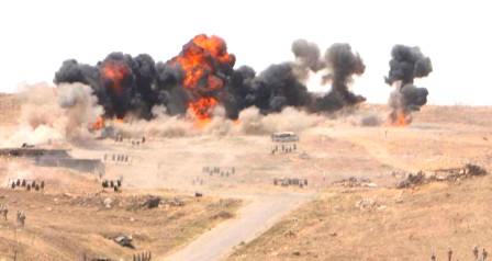 فشل هجوم ثالث لتنظيم "داعش" على مطار الطبقة بريف الرقة شمال سورية
