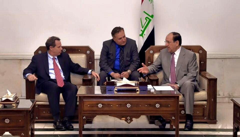 المالكي يبحث مع سفير امريكا دعم العراق في محاربة الجماعات الارهابية
