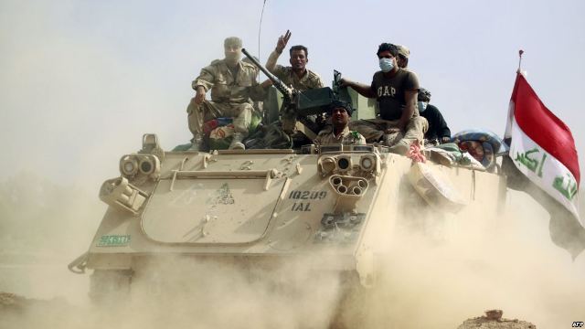 الجيش العراقي يقتحم بوابة تكريت مركز محافظة صلاح الدين