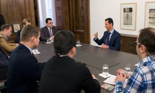 الرئيس الأسد لوسائل إعلام روسية: إنجاح الحوار يتطلب أن يكون سوريا فقط دون تأثير خارجي .. المصالحات الوطنية حققت نجاحات كبيرة