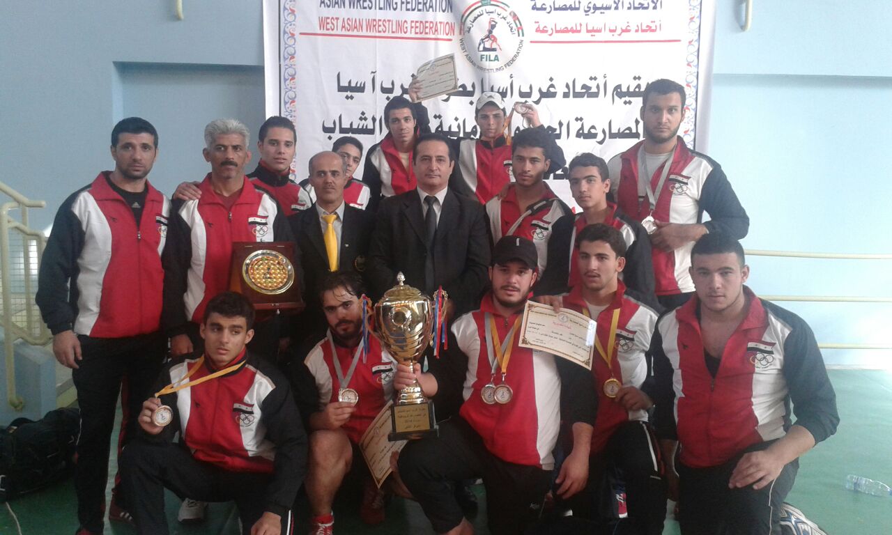 المصارعة السورية تحرز سبع ميداليات ذهبية وأربع فضيات وبرونزيتين 
في بطولة غرب آسيا للشباب