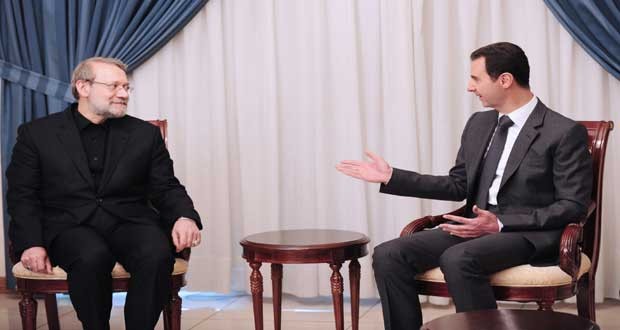 الرئيس الأسد يؤكد لـ لاريجاني تصميم السوريين على استئصال الإرهاب والأفكار المتطرفة التي تهدد شعوب المنطقة والعالم