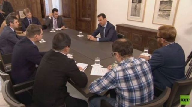 الرئيس الأسد في مقابلة مع وسائل إعلام روسية:التواجد الروسي في شرق المتوسط ضروري للتوازن الذي فقده العالم