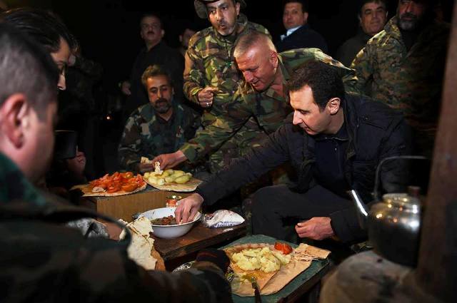 الأسد دخل جوبر وشارك جنوده "عشاء الانتصار" .. وهذه أسبابنا
